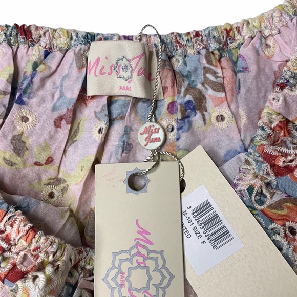 NWT Miss June F’ounce  off-shoulder summer top - Picture 8 of 10